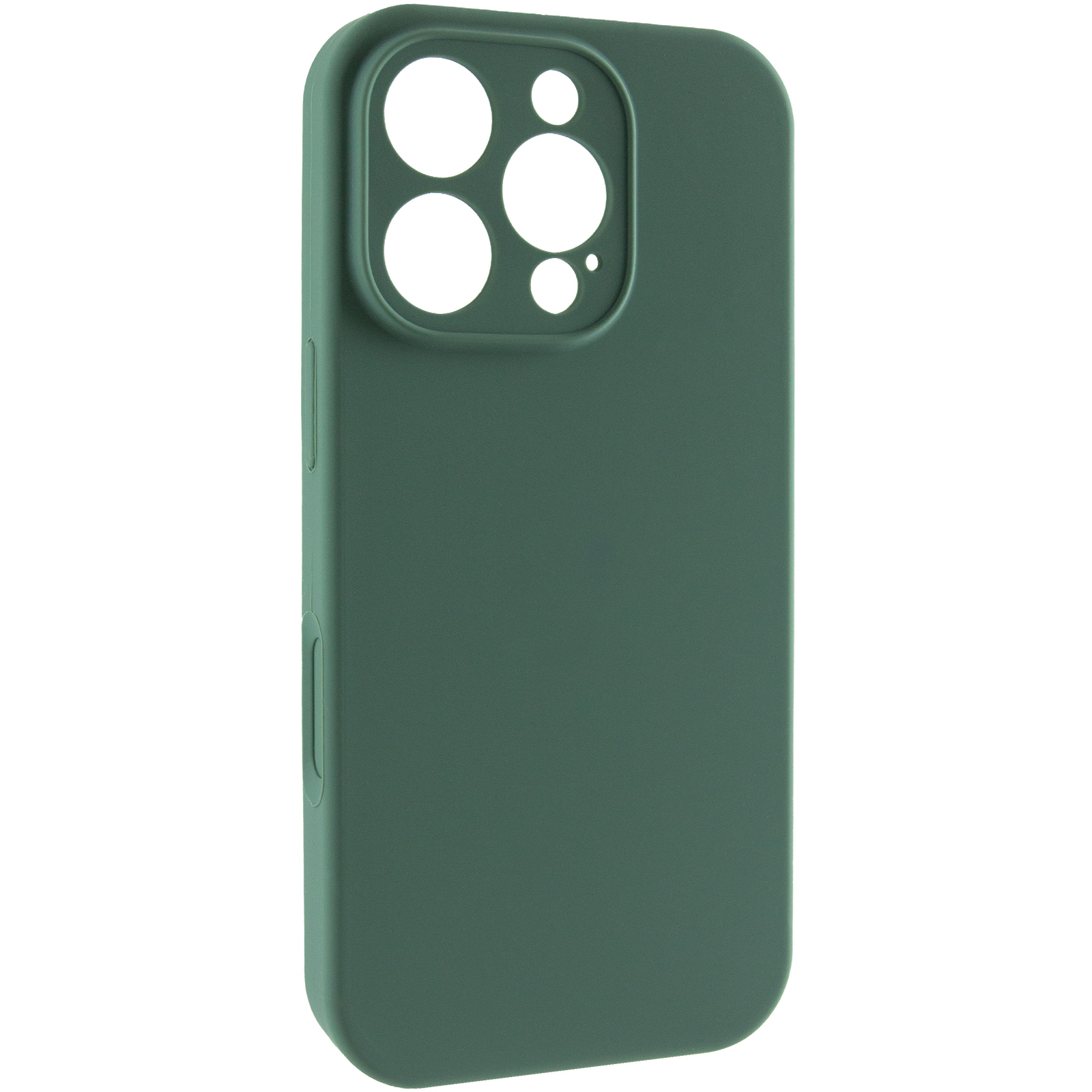 Чохол Silk Full Camera Protective (AA) NO LOGO для Apple iPhone 16 Pro (6.3"), Зелений / Pine green, Силікон, купити оптом з доставкою