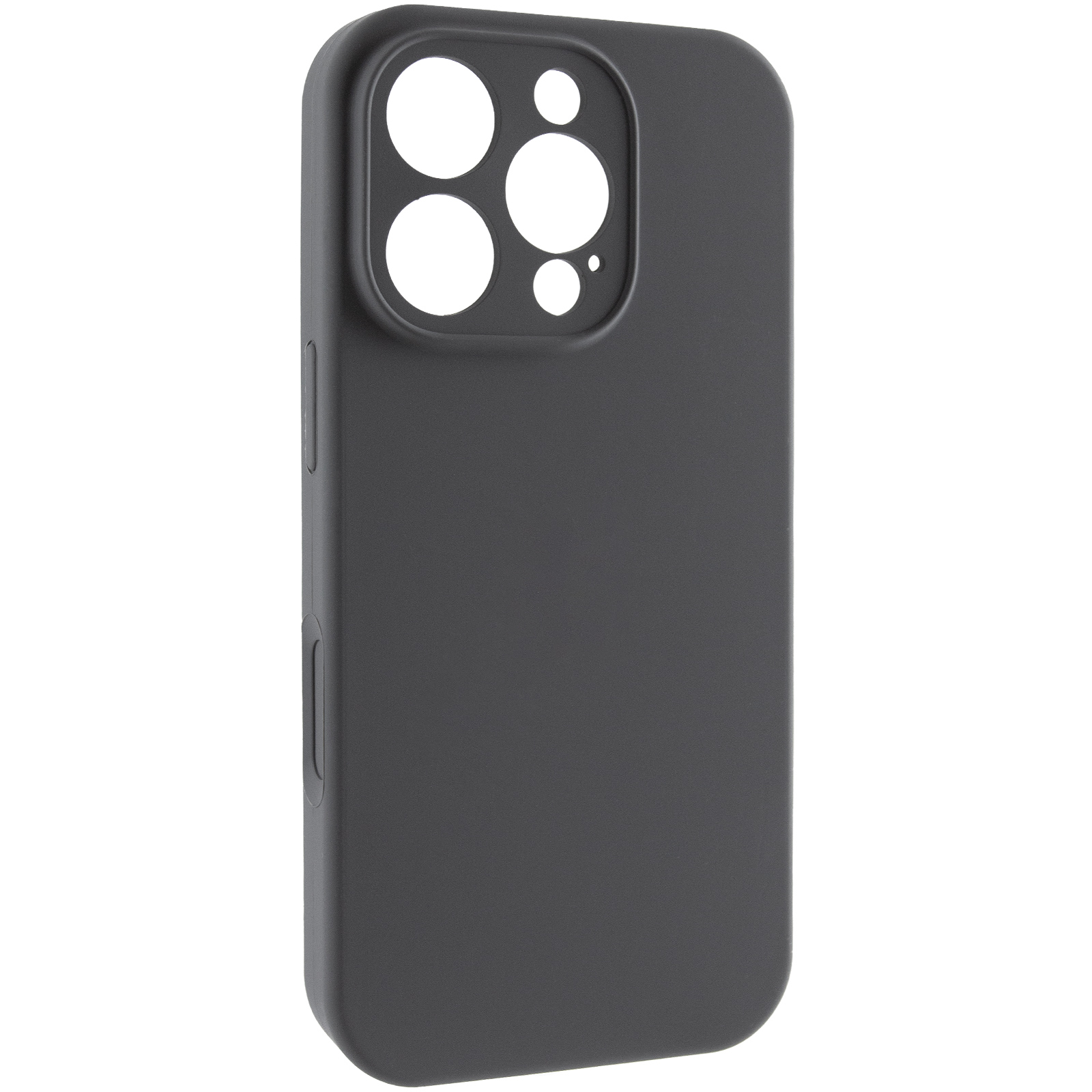 Чохол Silk Full Camera Protective (AA) NO LOGO для Apple iPhone 16 Pro (6.3"), Сірий / Dark Gray, Силікон, купити оптом з доставкою