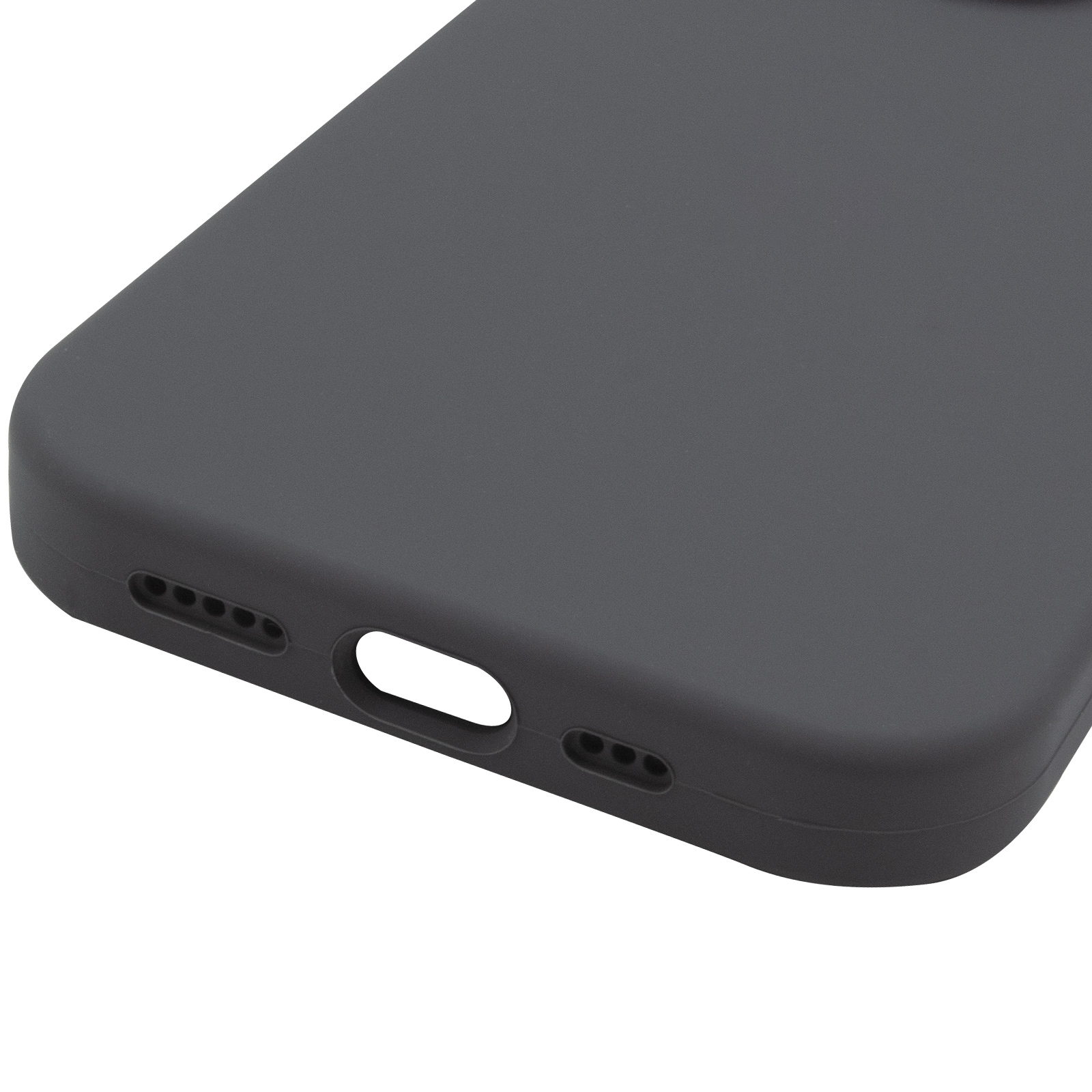 Чохол Silk Full Camera Protective (AA) NO LOGO для Apple iPhone 16 Pro (6.3"), Сірий / Dark Gray 4, Силікон, купити оптом з доставкою