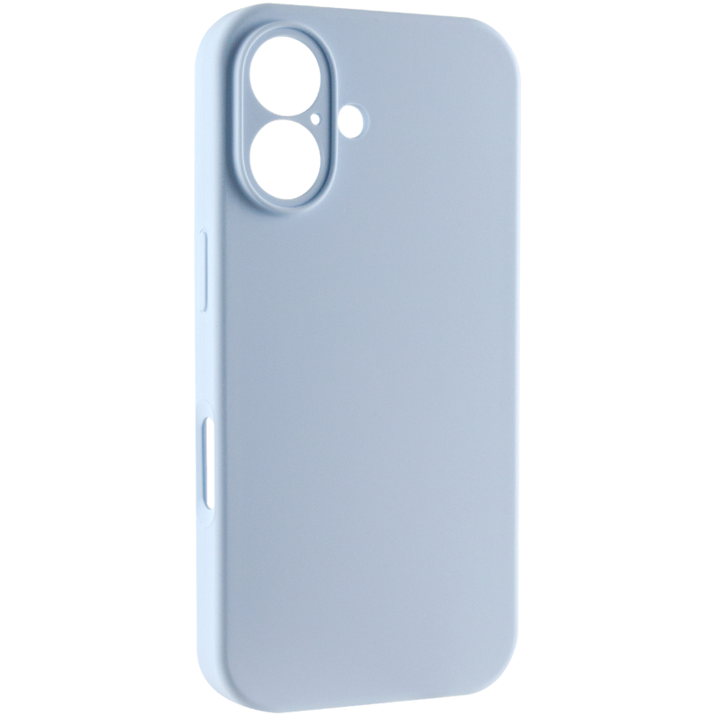 Чохол Silk Full Camera Protective (AA) NO LOGO для Apple iPhone 16 Plus (6.7"), Блакитний / Sweet Blue, Силікон, купити оптом з доставкою