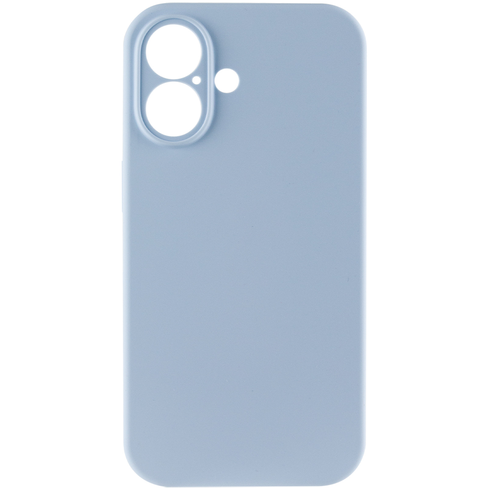 Чохол Silk Full Camera Protective (AA) NO LOGO для Apple iPhone 16 Plus (6.7"), Блакитний / Sweet Blue 1, Силікон, купити оптом з доставкою