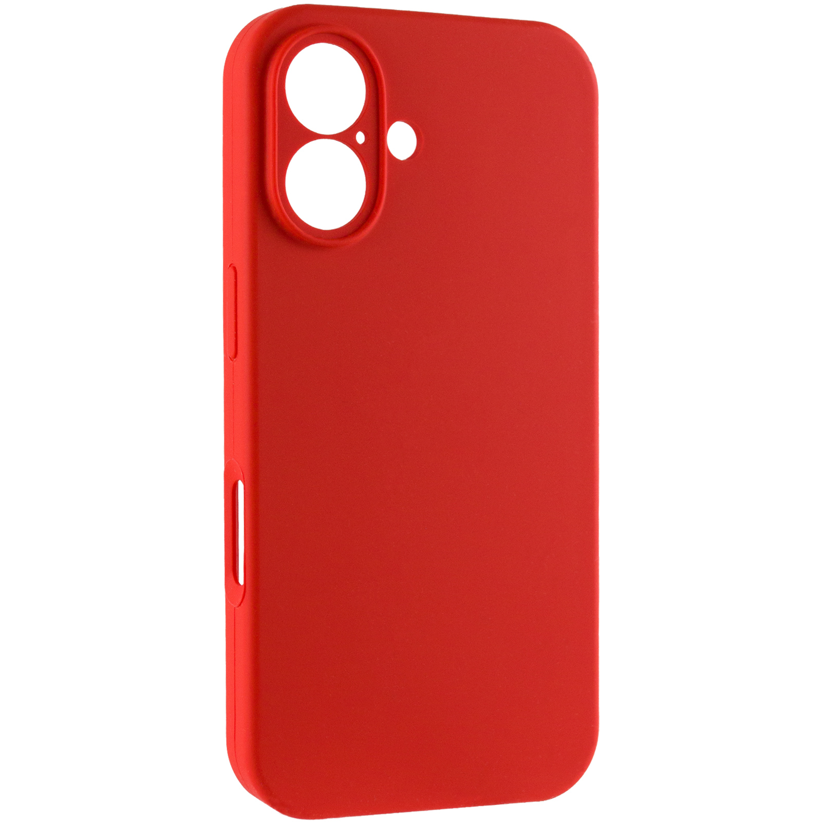 Чохол Silk Full Camera Protective (AA) NO LOGO для Apple iPhone 16 Plus (6.7"), Червоний / Red, Силікон, купити оптом з доставкою