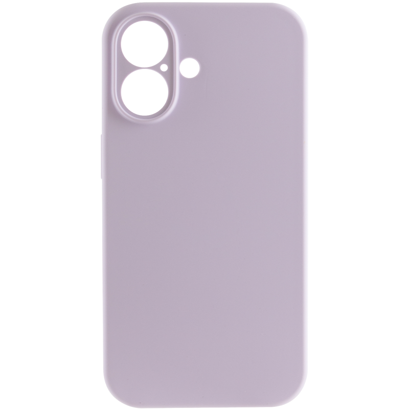 Чохол Silk Full Camera Protective (AA) NO LOGO для Apple iPhone 16 Plus (6.7"), Бузковий / Lilac 1, Силікон, купити оптом з доставкою