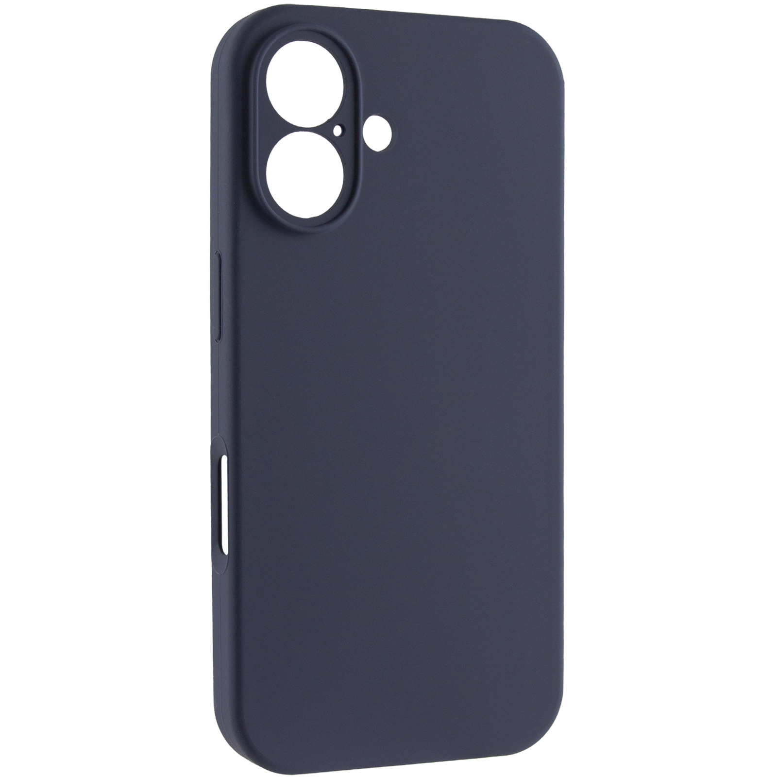 Чохол Silk Full Camera Protective (AA) NO LOGO для Apple iPhone 16 Plus (6.7"), Темно-синій / Midnight blue, Силікон, купити оптом з доставкою