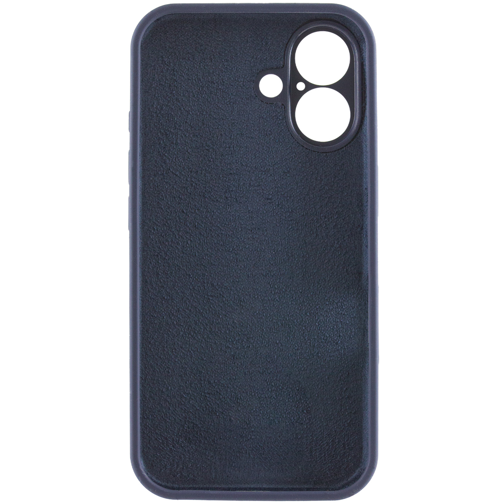 Чохол Silk Full Camera Protective (AA) NO LOGO для Apple iPhone 16 Plus (6.7"), Темно-синій / Midnight blue 2, Силікон, купити оптом з доставкою