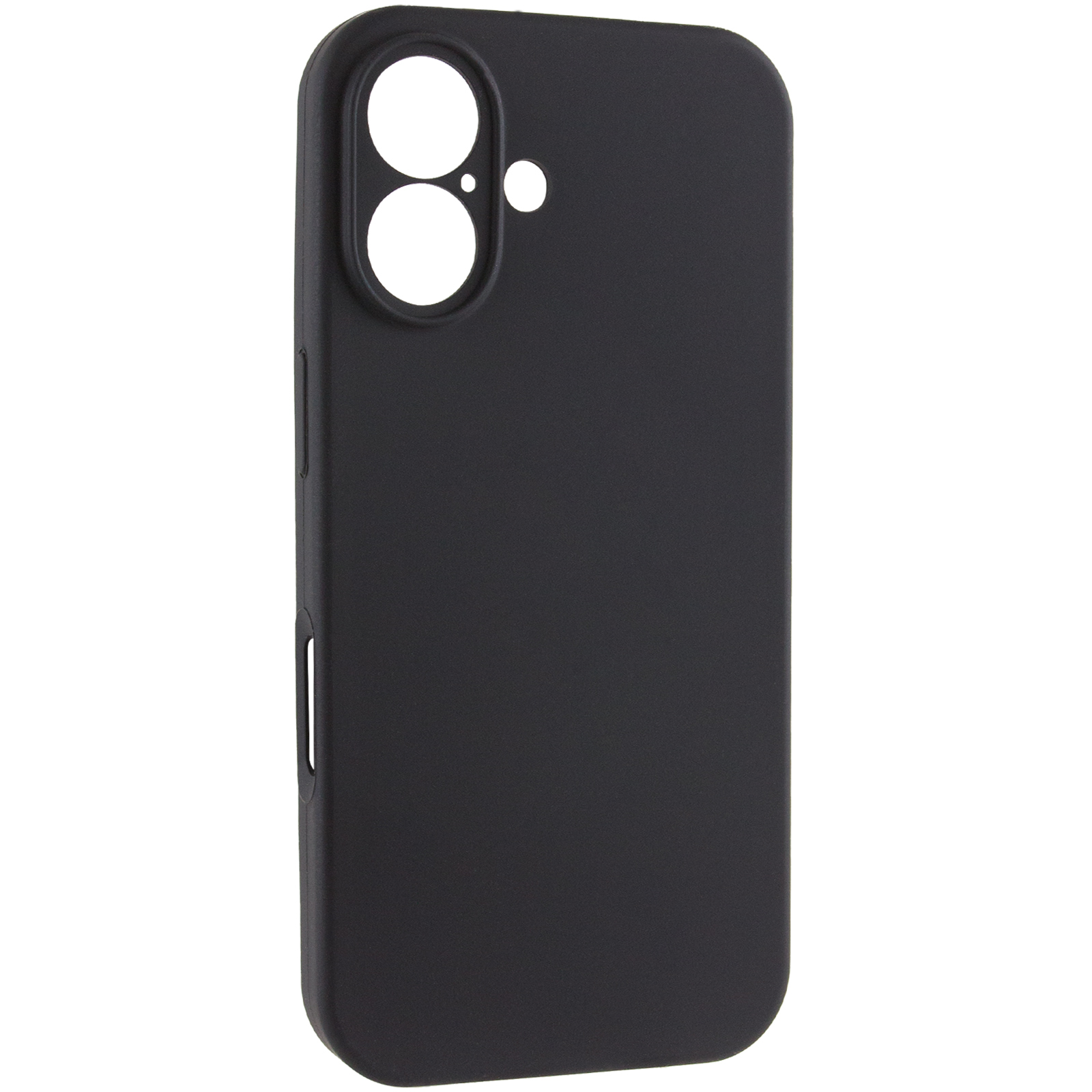 Чохол Silk Full Camera Protective (AA) NO LOGO для Apple iPhone 16 Plus (6.7"), Чорний / Black, Силікон, купити оптом з доставкою