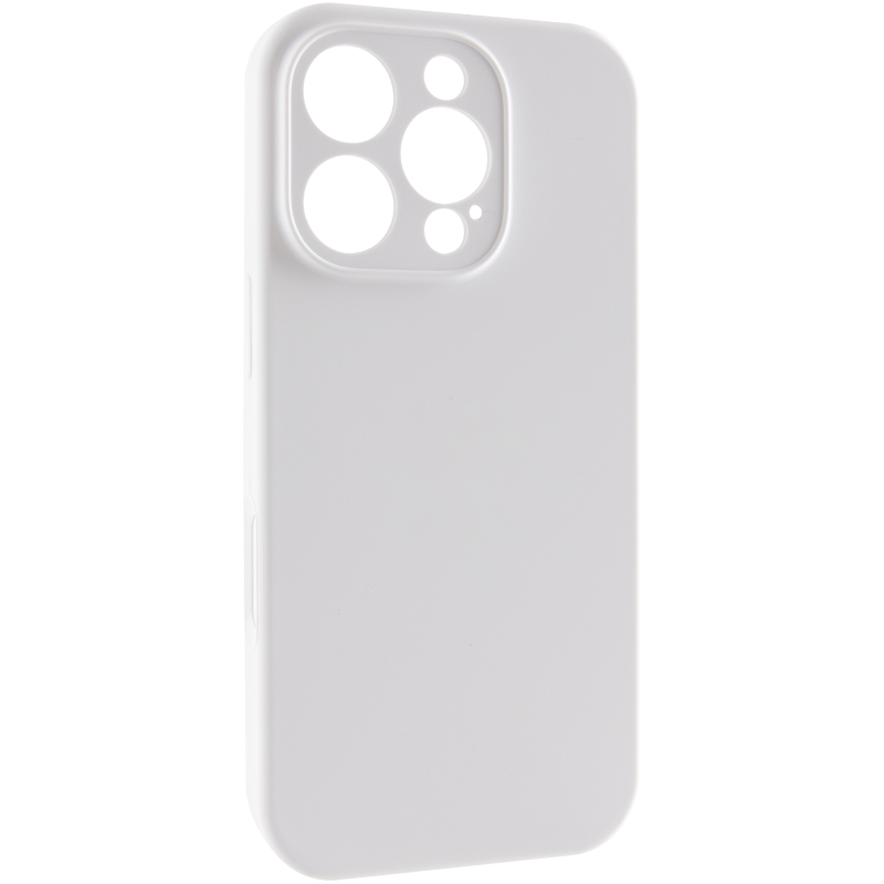 Чохол Silk Full Camera Protective (AA) NO LOGO для Apple iPhone 16 Pro Max (6.9"), Білий / White, Силікон, купити оптом з доставкою