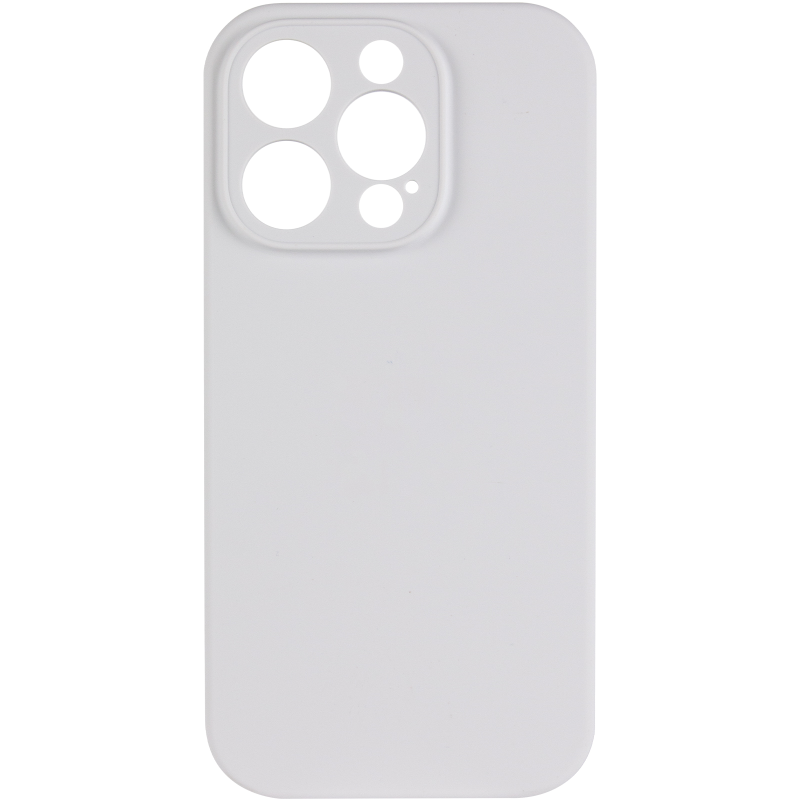 Чохол Silk Full Camera Protective (AA) NO LOGO для Apple iPhone 16 Pro Max (6.9"), Білий / White 1, Силікон, купити оптом з доставкою