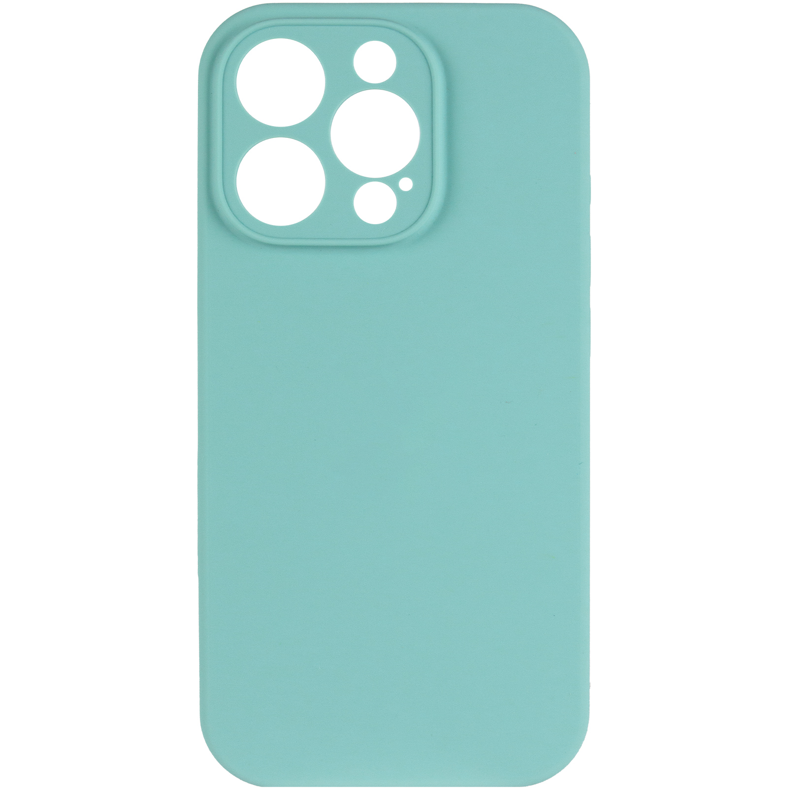 Чохол Silk Full Camera Protective (AA) NO LOGO для Apple iPhone 16 Pro Max (6.9"), Бірюзовий / Marine Green 1, Силікон, купити оптом з доставкою