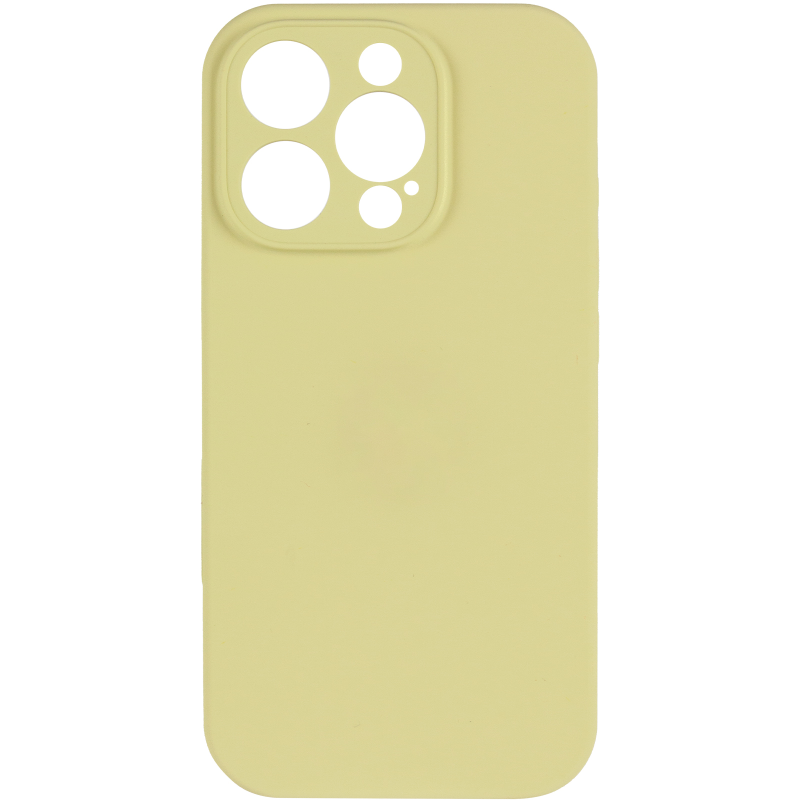 Чохол Silk Full Camera Protective (AA) NO LOGO для Apple iPhone 16 Pro Max (6.9"), Жовтий / Mellow Yellow 1, Силікон, купити оптом з доставкою