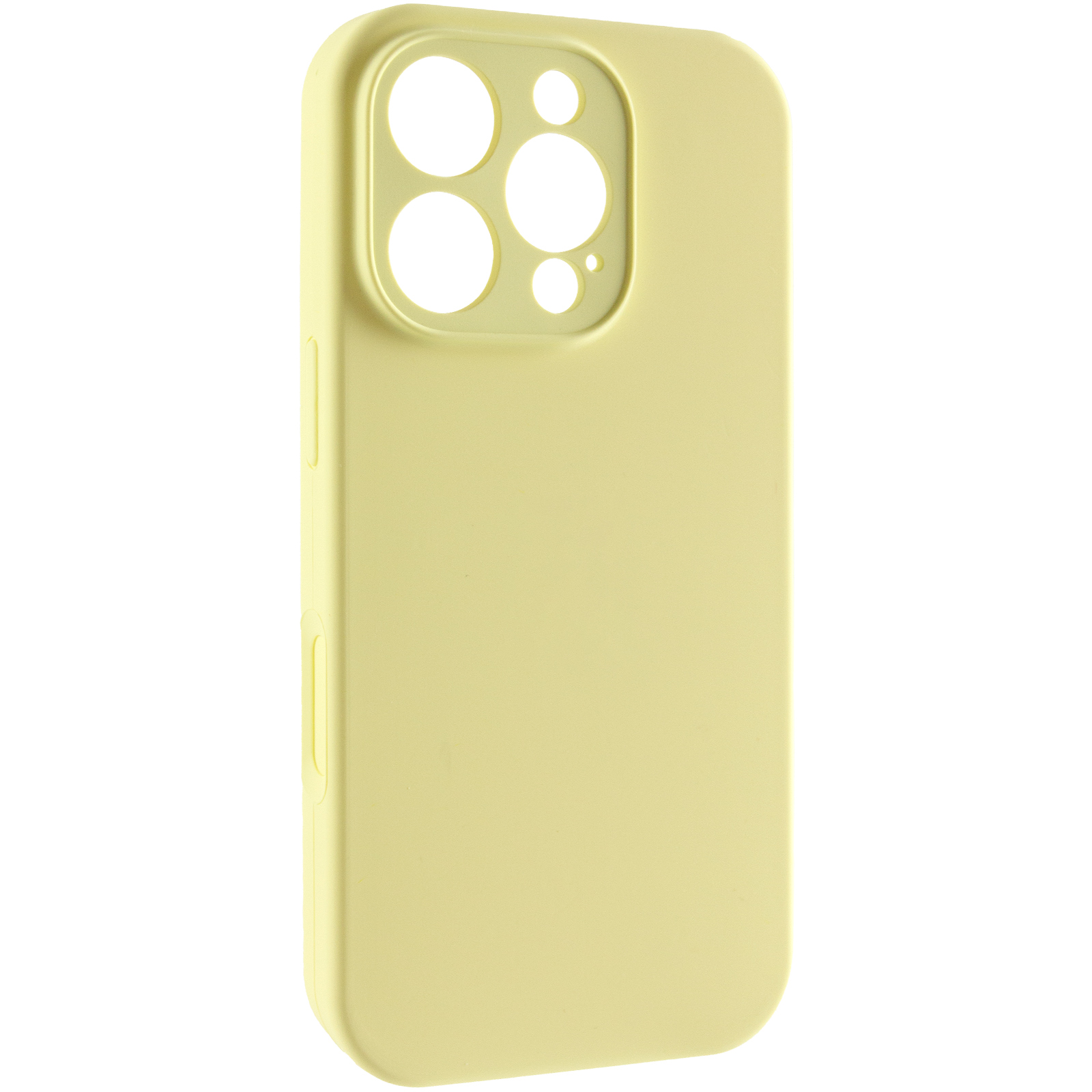 Чохол Silk Full Camera Protective (AA) NO LOGO для Apple iPhone 16 Pro Max (6.9"), Жовтий / Mellow Yellow, Силікон, купити оптом з доставкою
