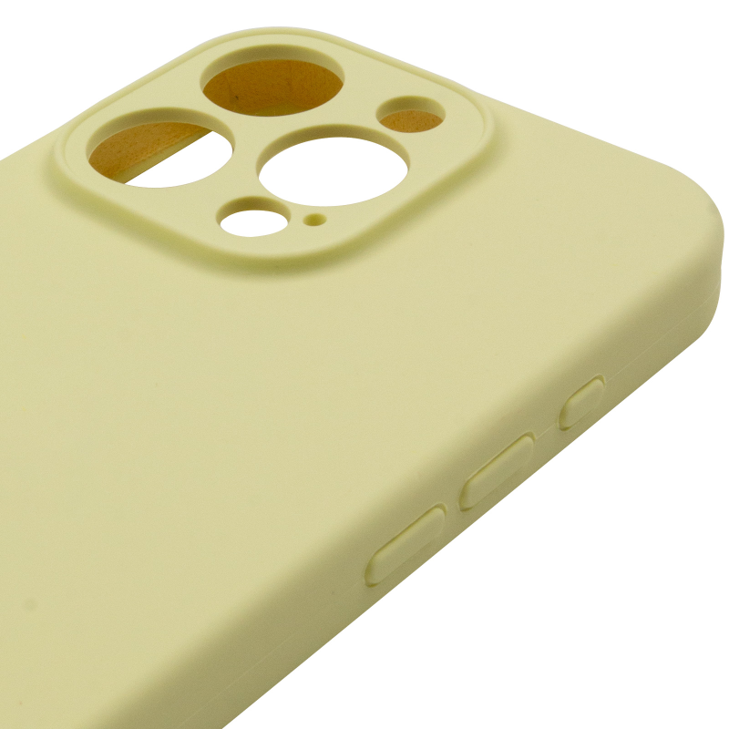 Чохол Silk Full Camera Protective (AA) NO LOGO для Apple iPhone 16 Pro Max (6.9"), Жовтий / Mellow Yellow 3, Силікон, купити оптом з доставкою