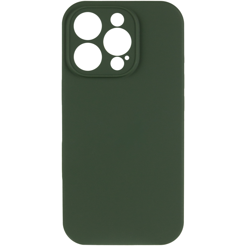 Чохол Silk Full Camera Protective (AA) NO LOGO для Apple iPhone 16 Pro Max (6.9"), Зелений / Cyprus Green 1, Силікон, купити оптом з доставкою
