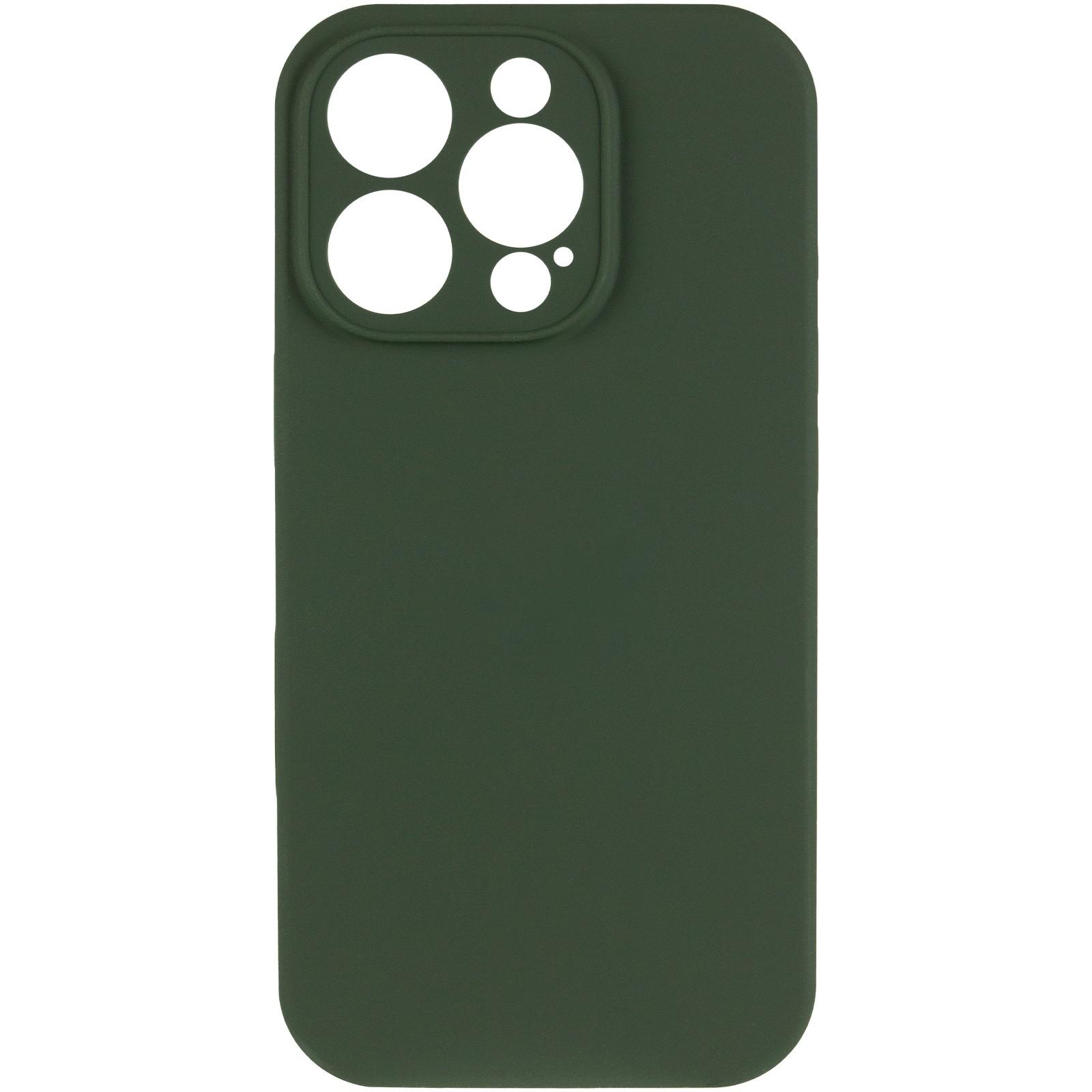 Чохол Silk Full Camera Protective (AA) NO LOGO для Apple iPhone 16 Pro Max (6.9"), Зелений / Cyprus Green 1, Силікон, купити оптом з доставкою