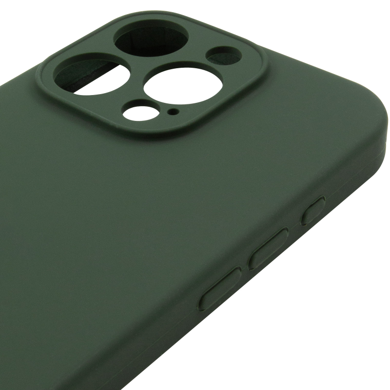 Чохол Silk Full Camera Protective (AA) NO LOGO для Apple iPhone 16 Pro Max (6.9"), Зелений / Cyprus Green 3, Силікон, купити оптом з доставкою