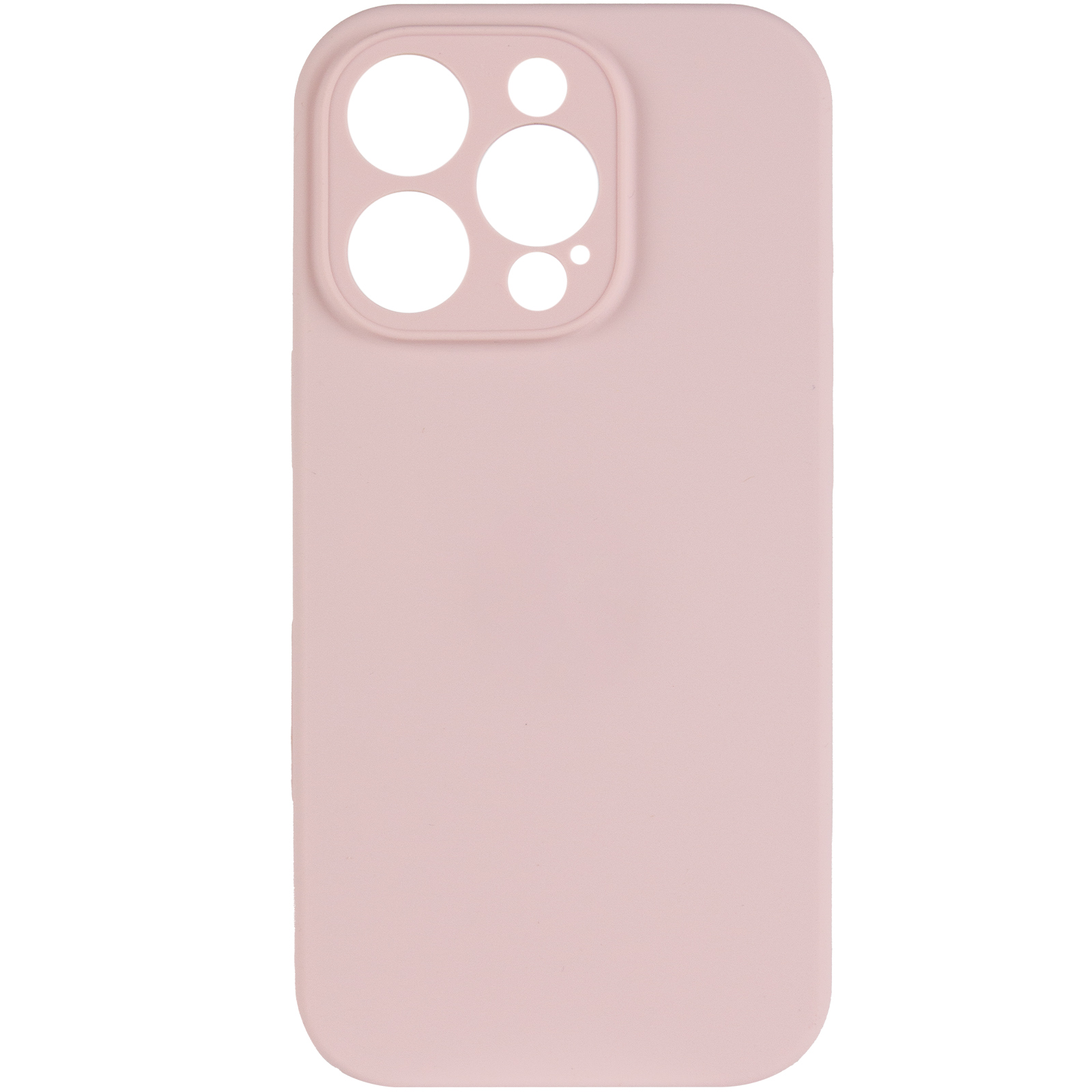 Чохол Silk Full Camera Protective (AA) NO LOGO для Apple iPhone 16 Pro Max (6.9"), Рожевий / Chalk Pink 1, Силікон, купити оптом з доставкою