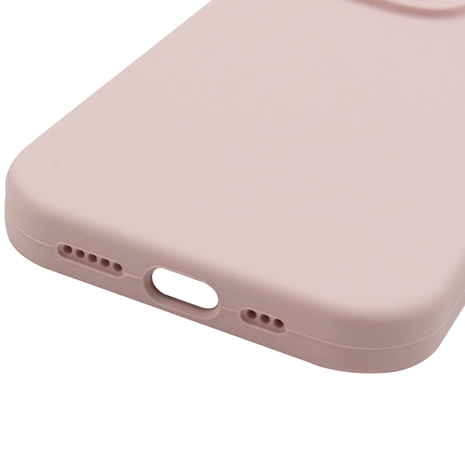 Чохол Silk Full Camera Protective (AA) NO LOGO для Apple iPhone 16 Pro Max (6.9"), Рожевий / Chalk Pink 5, Силікон, купити оптом з доставкою