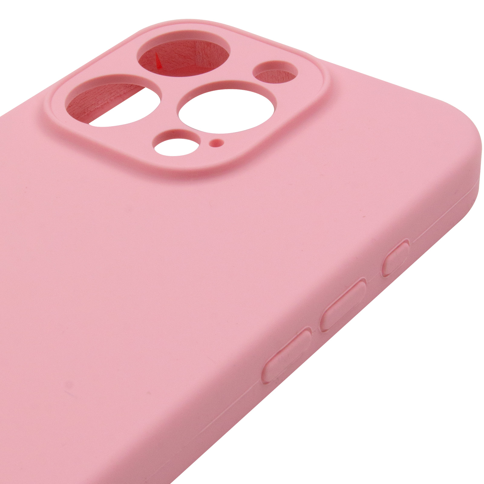 Чохол Silk Full Camera Protective (AA) NO LOGO для Apple iPhone 16 Pro Max (6.9"), Рожевий / Light pink 3, Силікон, купити оптом з доставкою