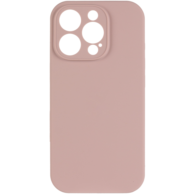 Чохол Silk Full Camera Protective (AA) NO LOGO для Apple iPhone 16 Pro Max (6.9"), Рожевий / Pink Sand 1, Силікон, купити оптом з доставкою