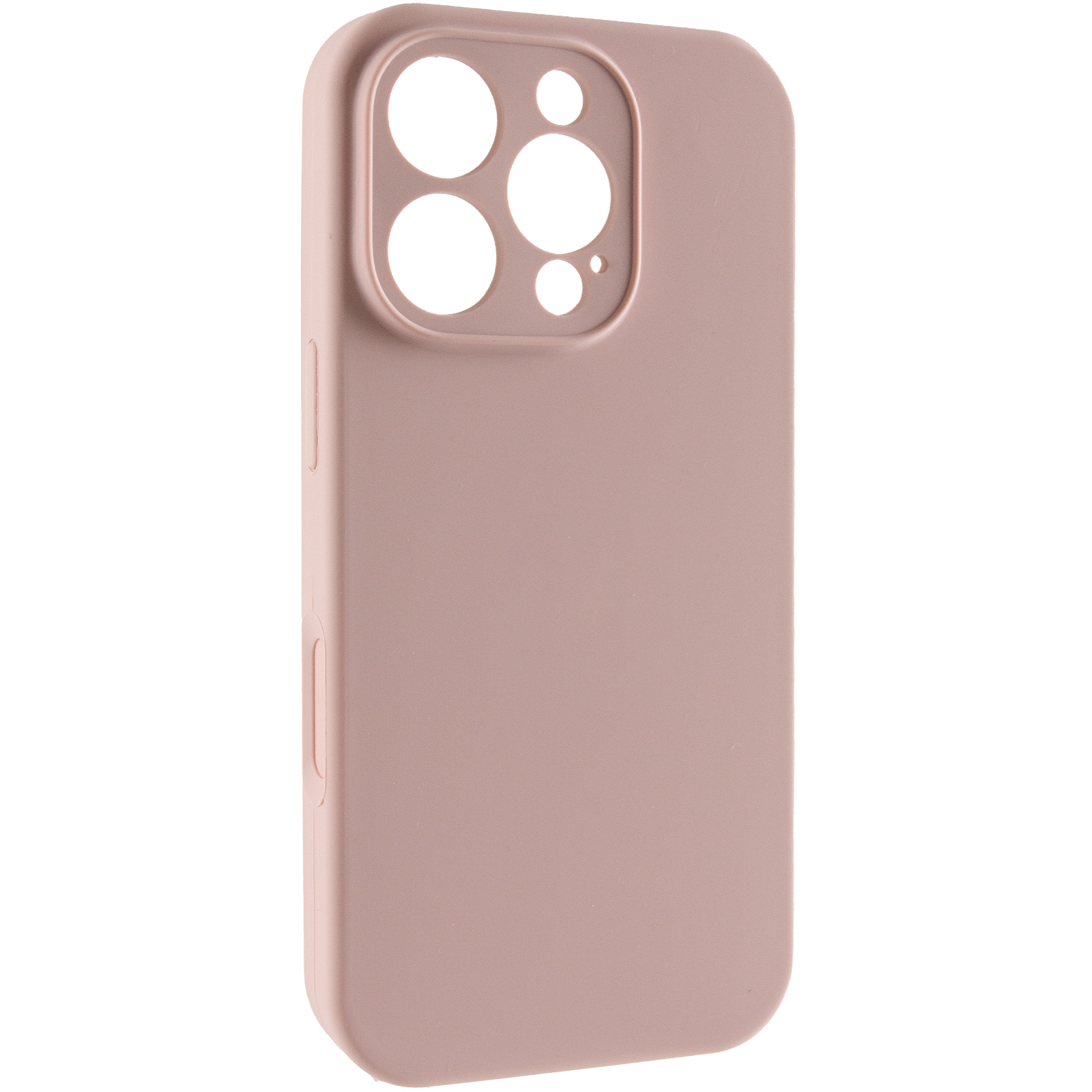 Чохол Silk Full Camera Protective (AA) NO LOGO для Apple iPhone 16 Pro Max (6.9"), Рожевий / Pink Sand, Силікон, купити оптом з доставкою
