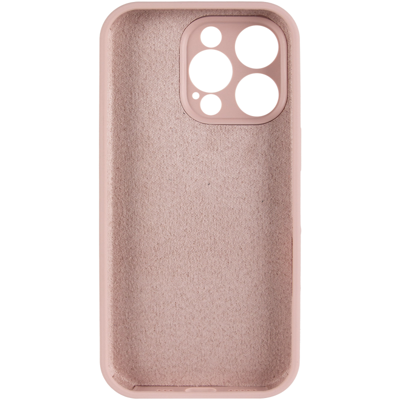 Чохол Silk Full Camera Protective (AA) NO LOGO для Apple iPhone 16 Pro Max (6.9"), Рожевий / Pink Sand 2, Силікон, купити оптом з доставкою