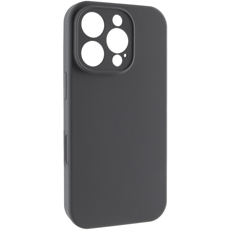 Чохол Silk Full Camera Protective (AA) NO LOGO для Apple iPhone 16 Pro Max (6.9"), Сірий / Dark Gray, Силікон, купити оптом з доставкою
