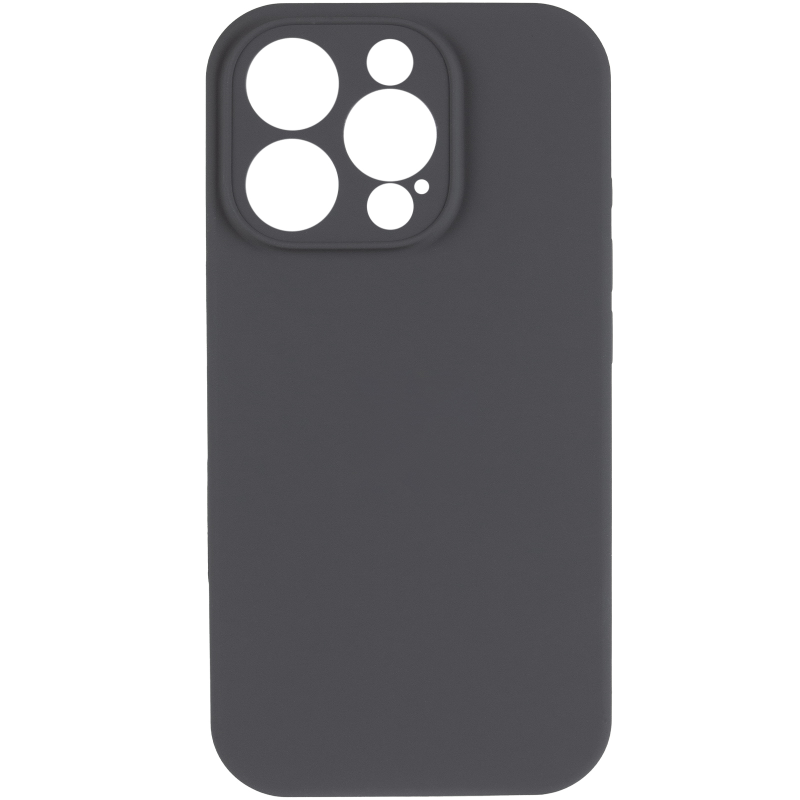 Чохол Silk Full Camera Protective (AA) NO LOGO для Apple iPhone 16 Pro Max (6.9"), Сірий / Dark Gray 1, Силікон, купити оптом з доставкою