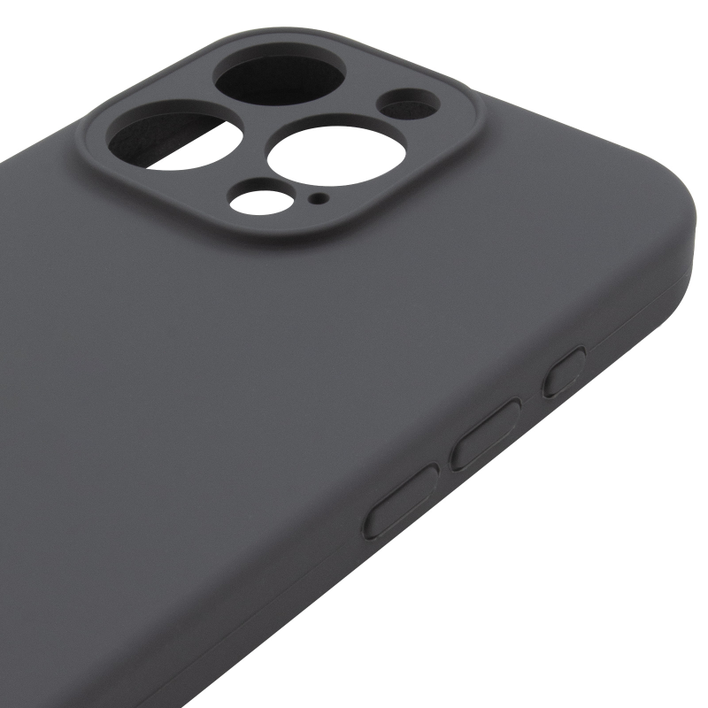 Чохол Silk Full Camera Protective (AA) NO LOGO для Apple iPhone 16 Pro Max (6.9"), Сірий / Dark Gray 3, Силікон, купити оптом з доставкою