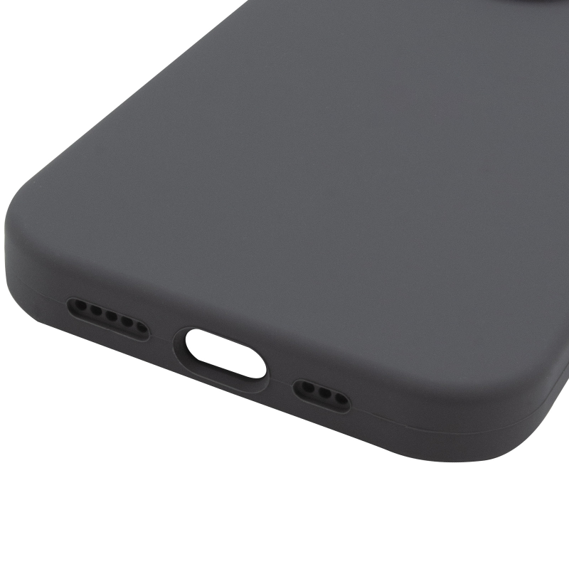 Чохол Silk Full Camera Protective (AA) NO LOGO для Apple iPhone 16 Pro Max (6.9"), Сірий / Dark Gray 4, Силікон, купити оптом з доставкою
