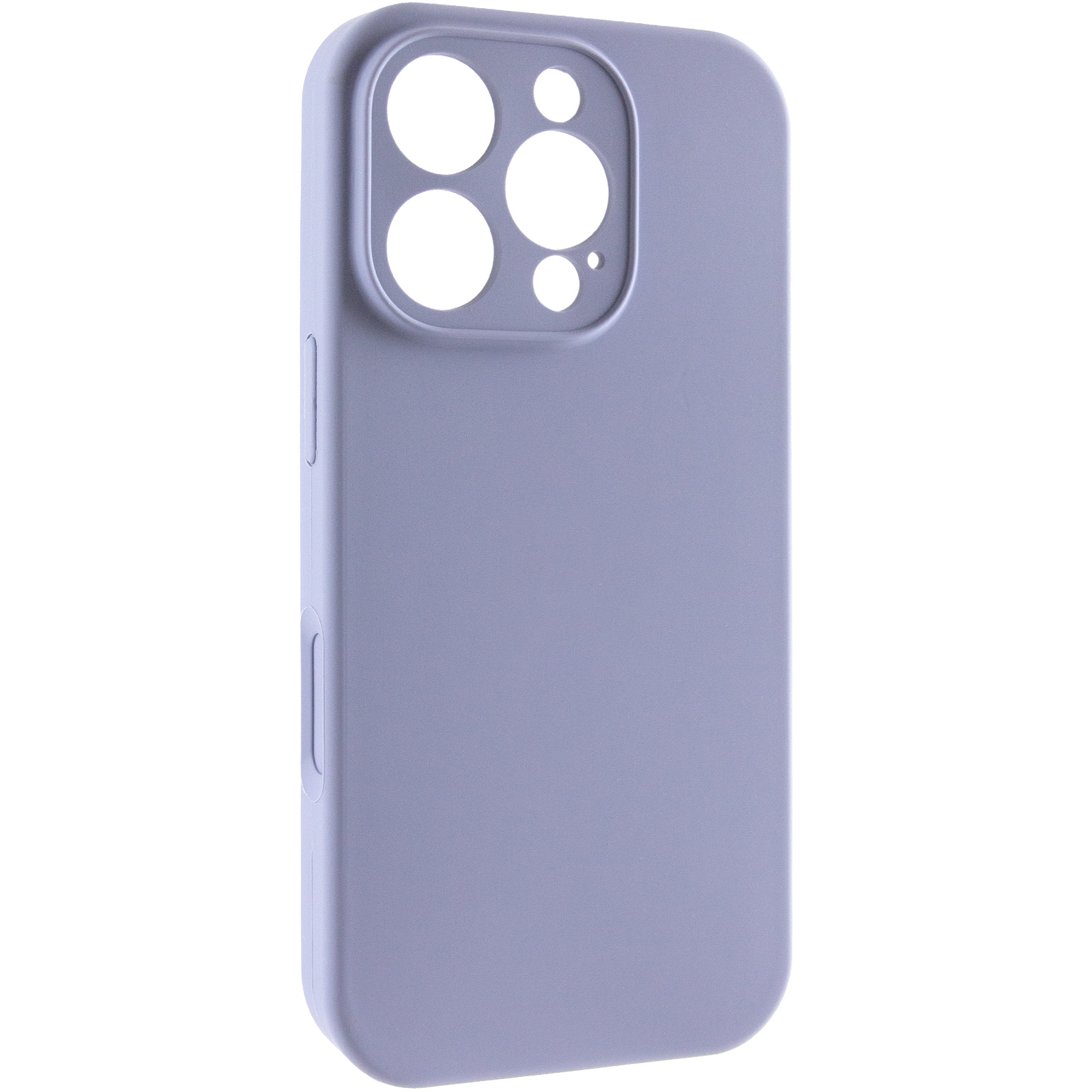 Чохол Silk Full Camera Protective (AA) NO LOGO для Apple iPhone 16 Pro Max (6.9"), Сірий / Lavender Gray, Силікон, купити оптом з доставкою