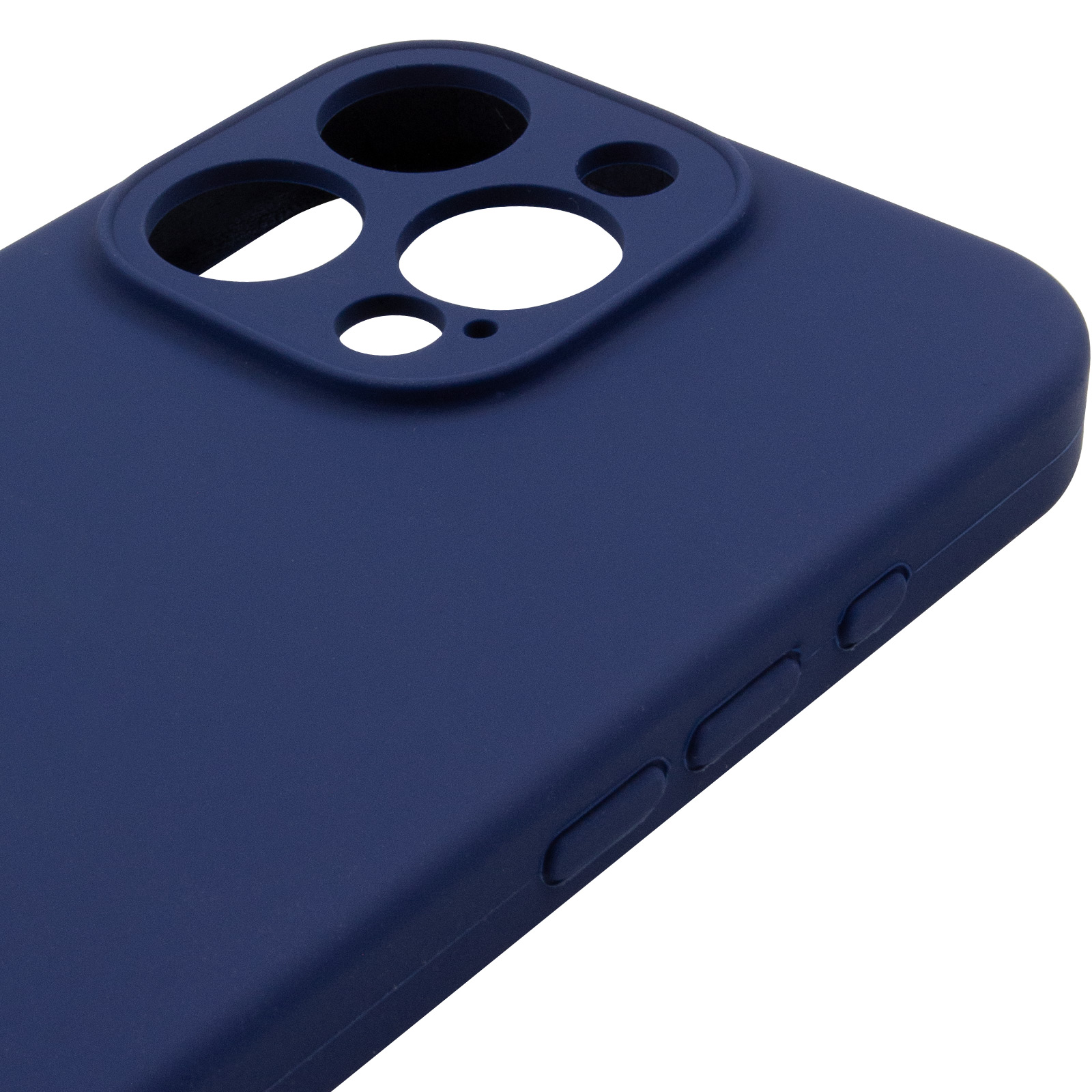 Чохол Silk Full Camera Protective (AA) NO LOGO для Apple iPhone 16 Pro Max (6.9"), Синій / Deep navy 3, Силікон, купити оптом з доставкою