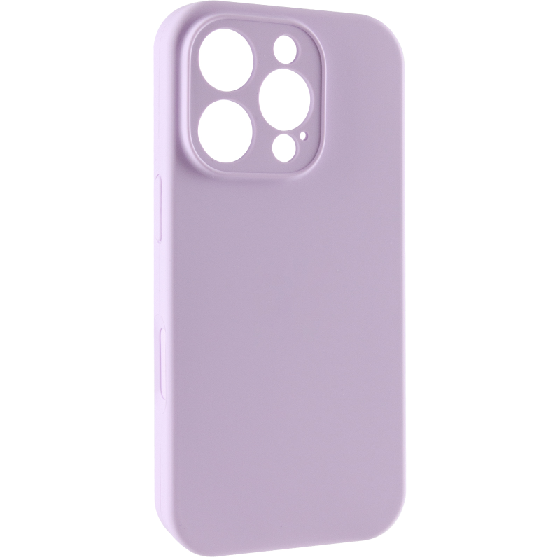 Чохол Silk Full Camera Protective (AA) NO LOGO для Apple iPhone 16 Pro Max (6.9"), Бузковий / Lilac, Силікон, купити оптом з доставкою