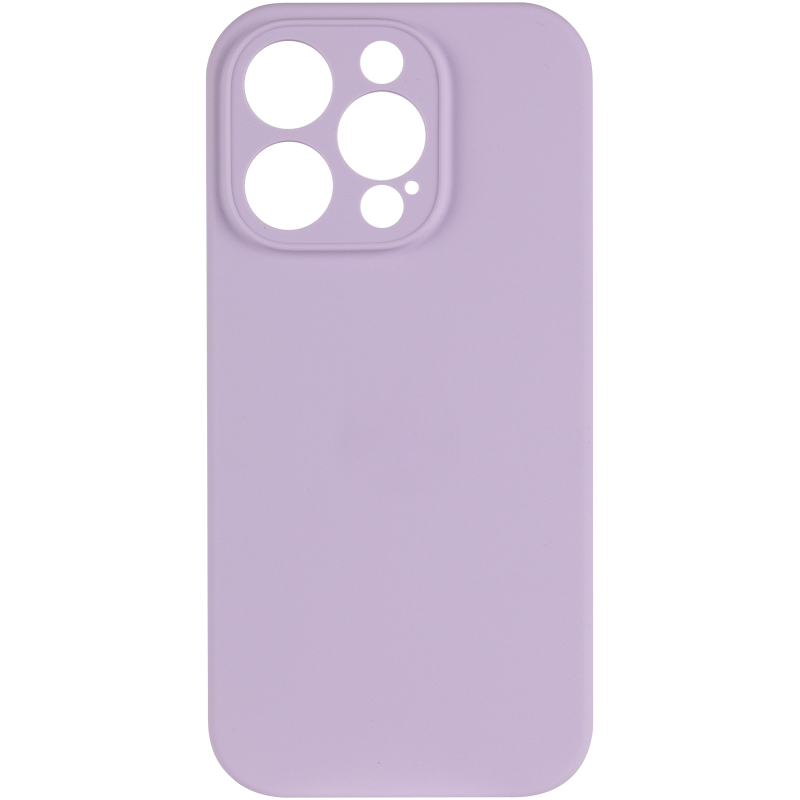 Чохол Silk Full Camera Protective (AA) NO LOGO для Apple iPhone 16 Pro Max (6.9"), Бузковий / Lilac 1, Силікон, купити оптом з доставкою