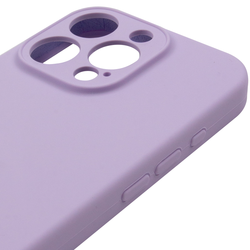 Чохол Silk Full Camera Protective (AA) NO LOGO для Apple iPhone 16 Pro Max (6.9"), Бузковий / Lilac 3, Силікон, купити оптом з доставкою