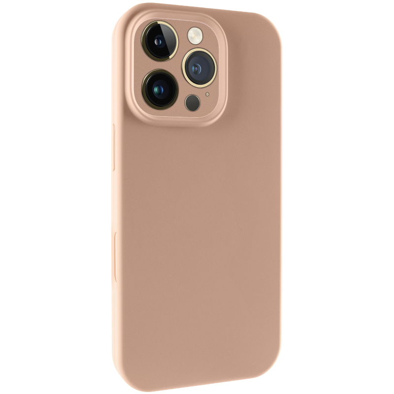 Чохол Silk Full Camera Protective (AA) NO LOGO для Apple iPhone 16 Pro Max (6.9"), Бежевий / Desert Gold, Силікон, купити оптом з доставкою