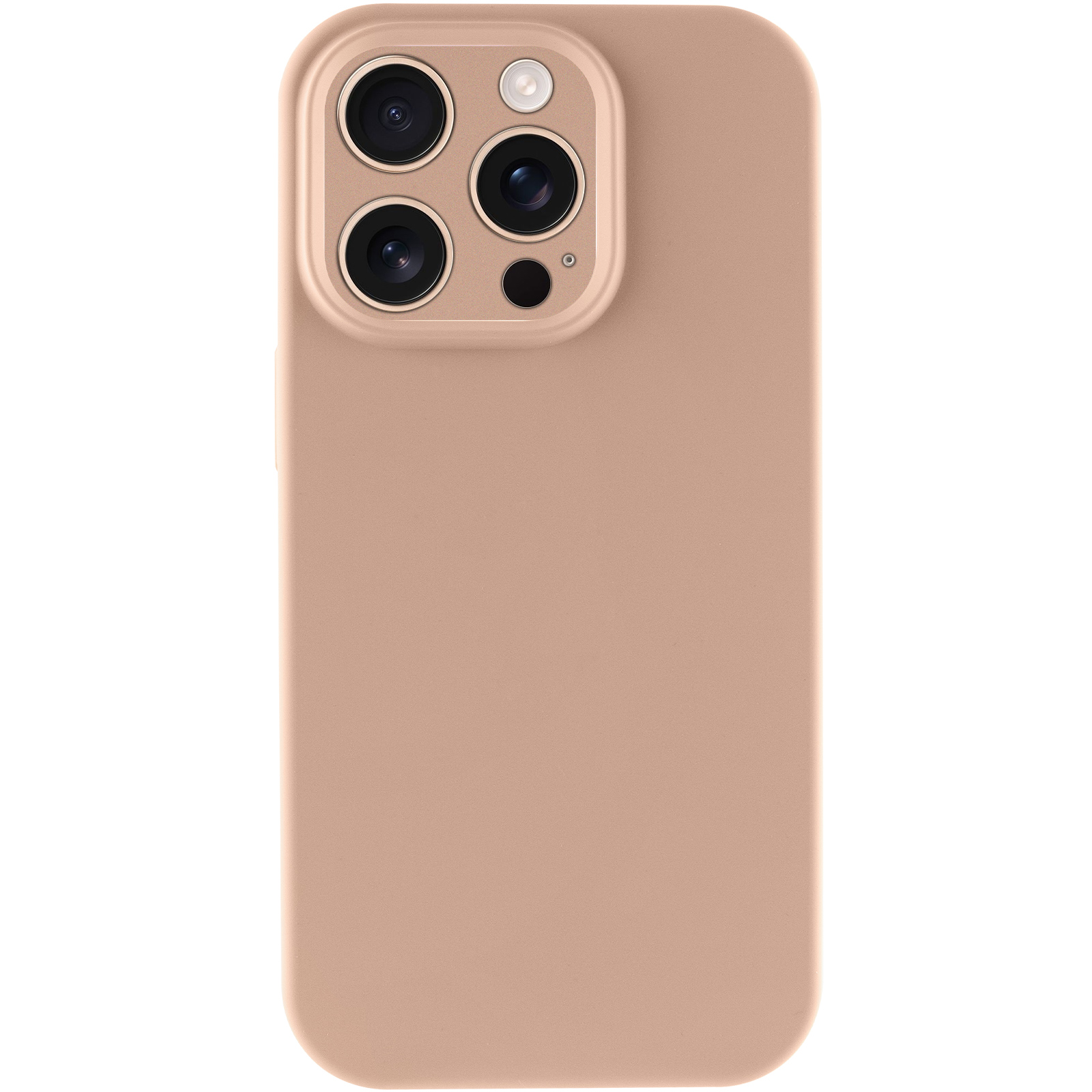 Чохол Silk Full Camera Protective (AA) NO LOGO для Apple iPhone 16 Pro Max (6.9"), Бежевий / Desert Gold 1, Силікон, купити оптом з доставкою