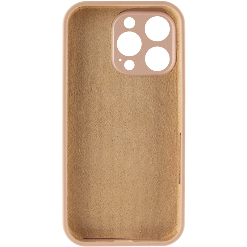Чохол Silk Full Camera Protective (AA) NO LOGO для Apple iPhone 16 Pro Max (6.9"), Бежевий / Desert Gold 2, Силікон, купити оптом з доставкою