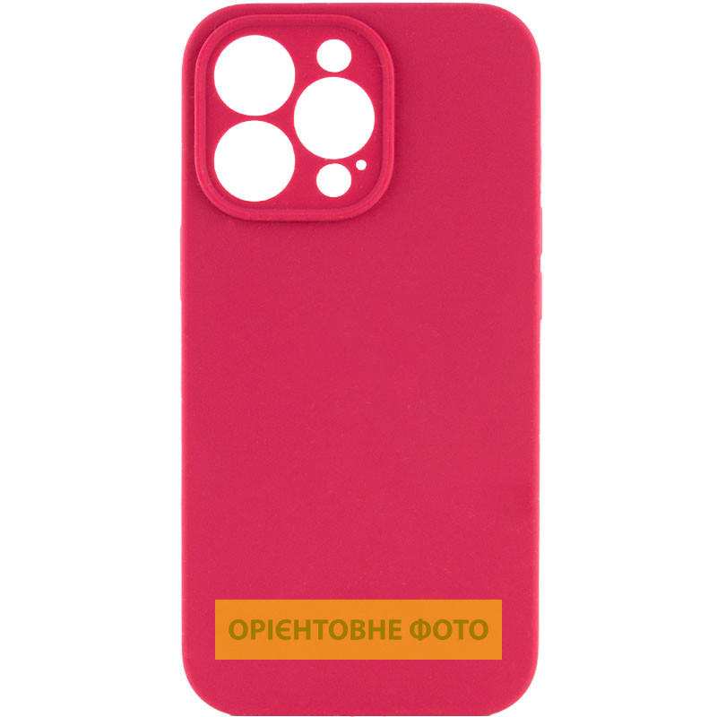 Чохол Silk Full Camera Protective (AA) NO LOGO для Apple iPhone 16e / 17e (6.1") Червоний / Rose Red