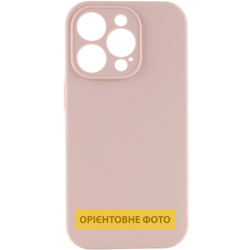 Чохол Silk Full Camera Protective (AA) NO LOGO для Apple iPhone 16e / 17e (6.1") Рожевий / Pink Sand