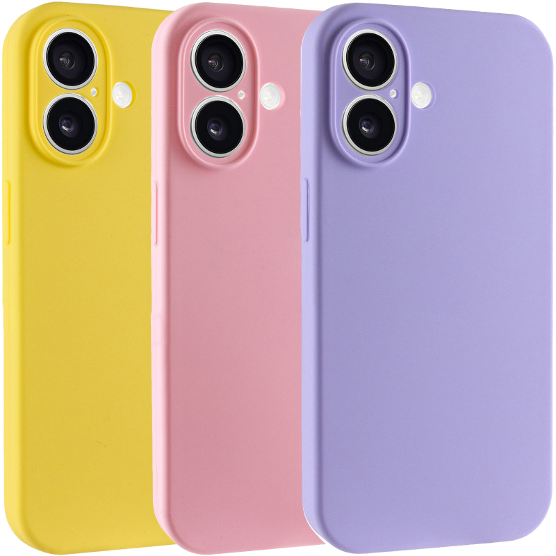 Чохол Silk Full Camera Protective (AA) NO LOGO для Apple iPhone 17 (6.3"), Силікон, купити оптом з доставкою