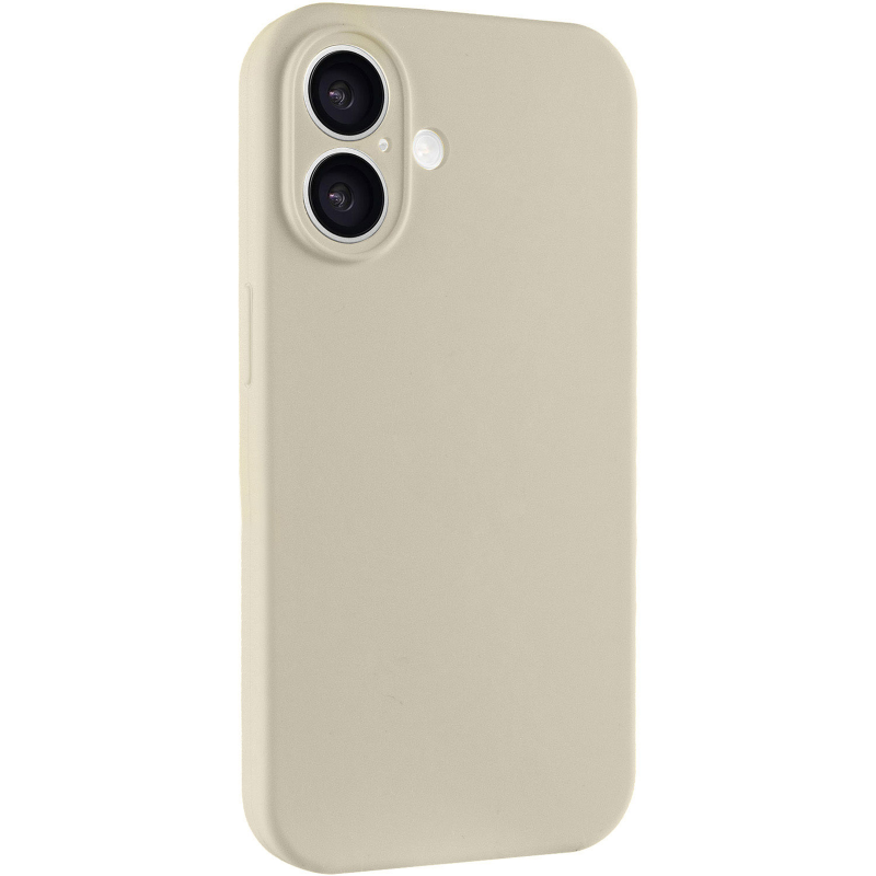 Чохол Silk Full Camera Protective (AA) NO LOGO для Apple iPhone 17 (6.3"), Бежевий / Antique White, Силікон, купити оптом з доставкою