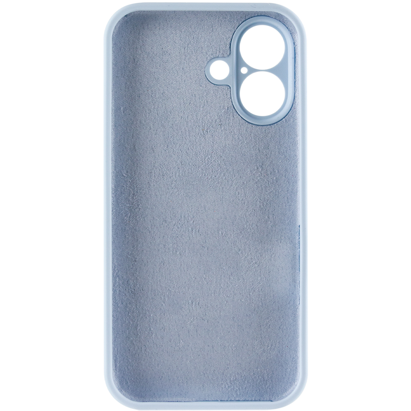 Чохол Silk Full Camera Protective (AA) NO LOGO для Apple iPhone 17 (6.3"), Блакитний / Sweet Blue 2, Силікон, купити оптом з доставкою
