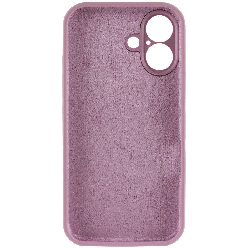 Чехол Silk Full Camera Protective (AA) NO LOGO для Apple iPhone 17 (6.3"), Лиловый / Lilac Pride 2, Силикон, купить оптом с доставкой