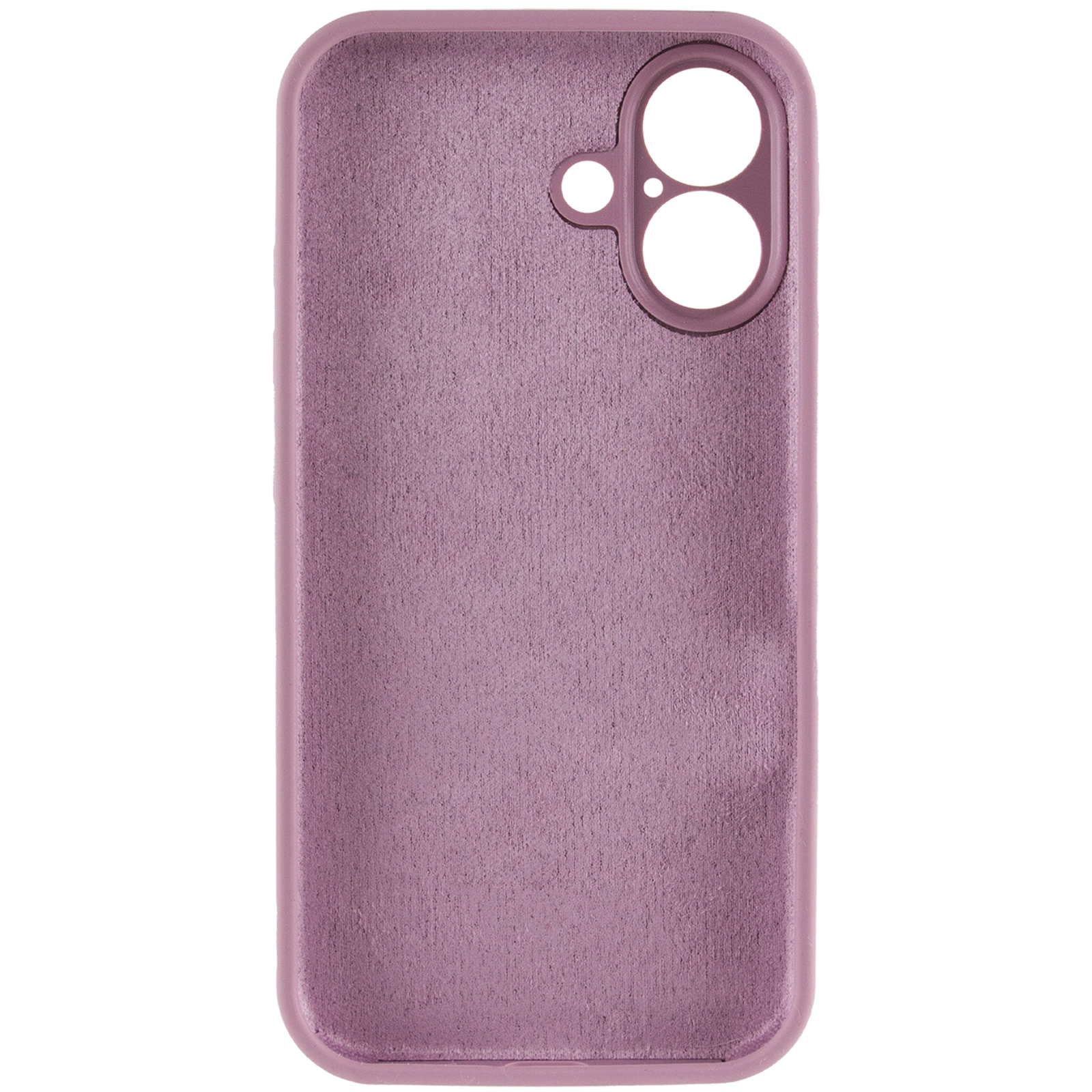 Чехол Silk Full Camera Protective (AA) NO LOGO для Apple iPhone 17 (6.3"), Лиловый / Lilac Pride 2, Силикон, купить оптом с доставкой