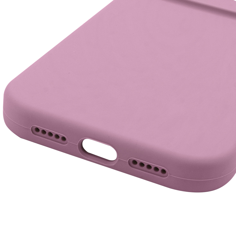 Чехол Silk Full Camera Protective (AA) NO LOGO для Apple iPhone 17 (6.3"), Лиловый / Lilac Pride 3, Силикон, купить оптом с доставкой