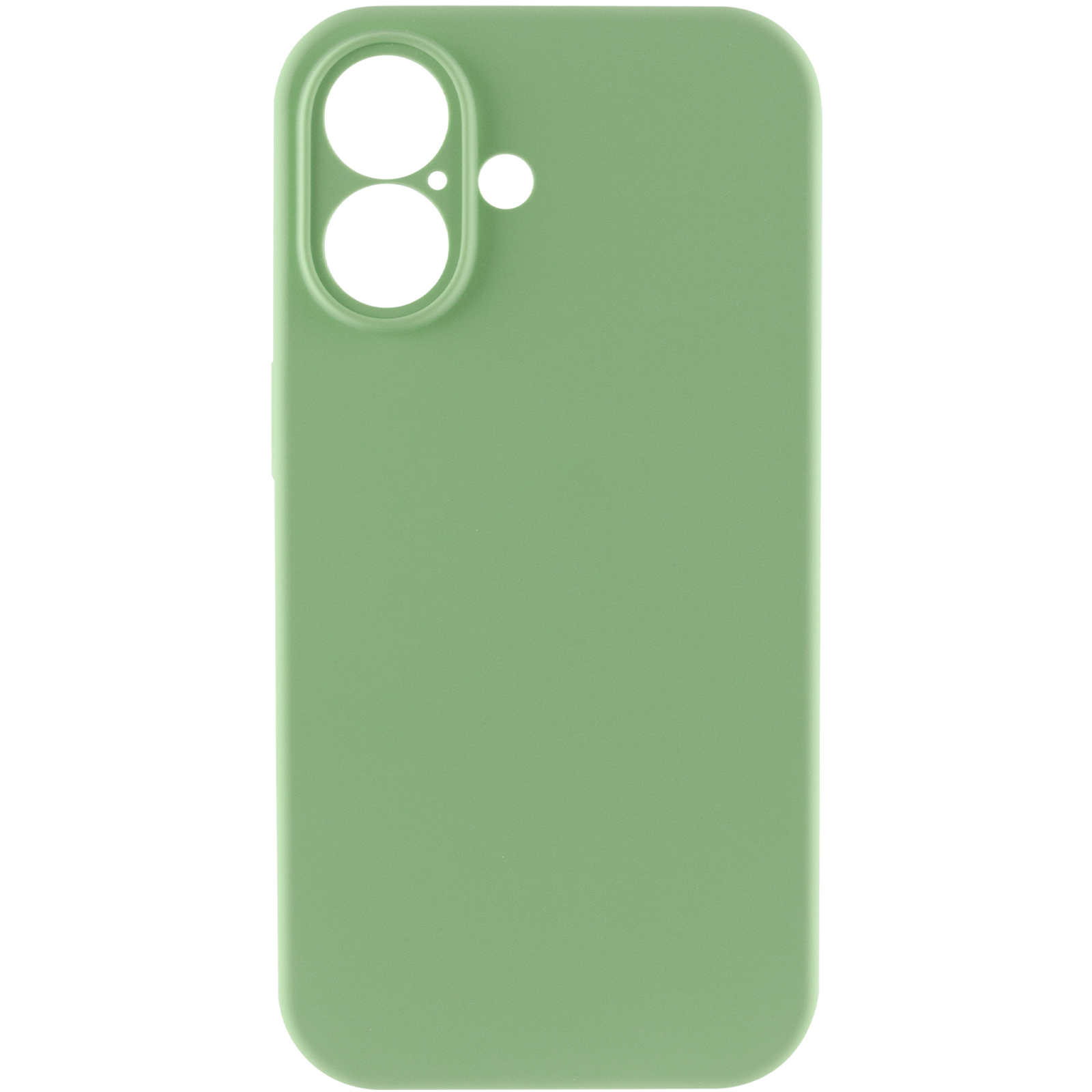 Чохол Silk Full Camera Protective (AA) NO LOGO для Apple iPhone 17 (6.3"), М'ятний / Mint 1, Силікон, купити оптом з доставкою