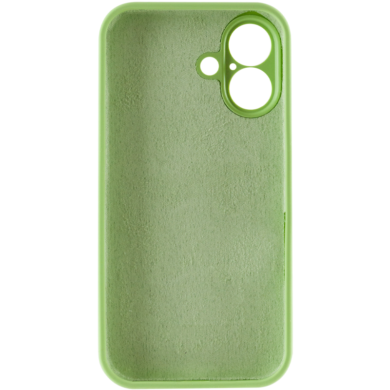 Чохол Silk Full Camera Protective (AA) NO LOGO для Apple iPhone 17 (6.3"), М'ятний / Mint 2, Силікон, купити оптом з доставкою