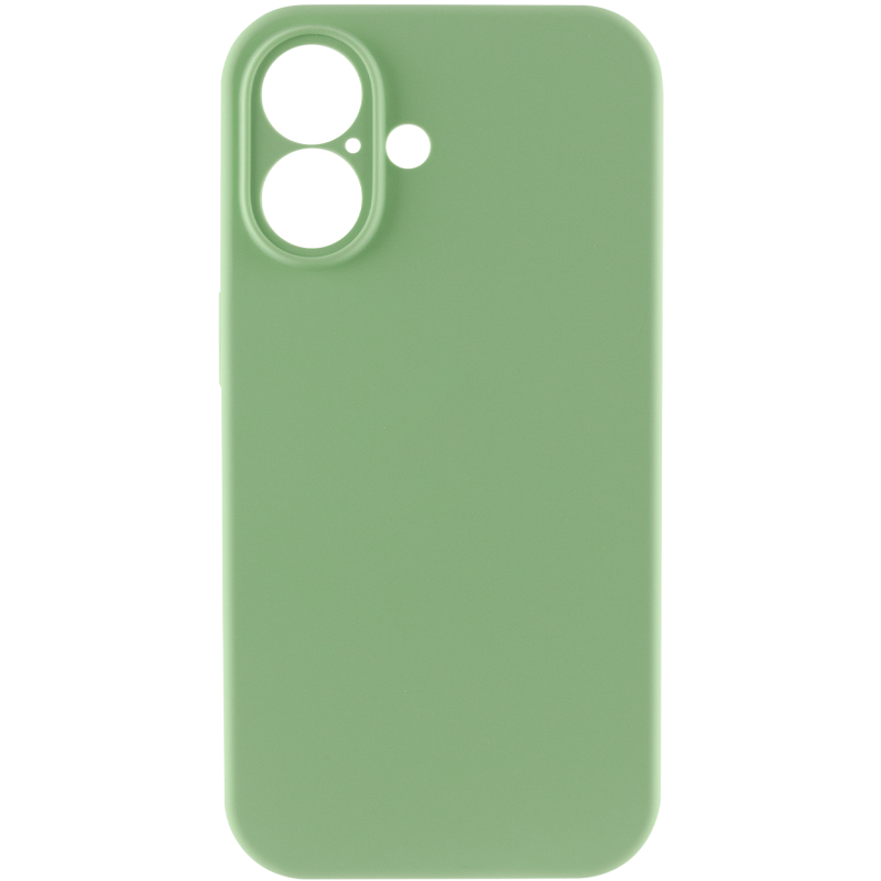 Чохол Silk Full Camera Protective (AA) NO LOGO для Apple iPhone 17 (6.3"), М'ятний / Mint 4, Силікон, купити оптом з доставкою