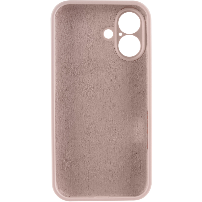Чохол Silk Full Camera Protective (AA) NO LOGO для Apple iPhone 17 (6.3"), Рожевий / Pink Sand 2, Силікон, купити оптом з доставкою