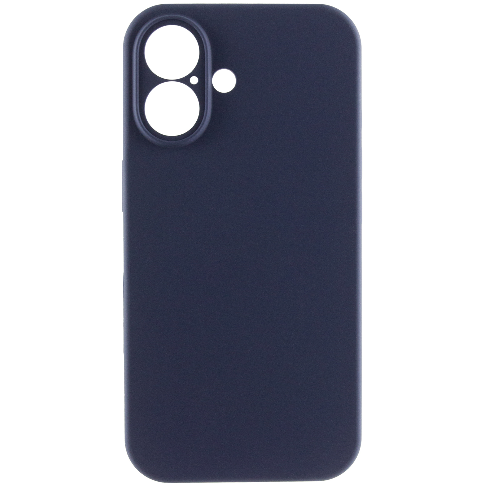 Чохол Silk Full Camera Protective (AA) NO LOGO для Apple iPhone 17 (6.3"), Темно-синій / Midnight blue 1, Силікон, купити оптом з доставкою